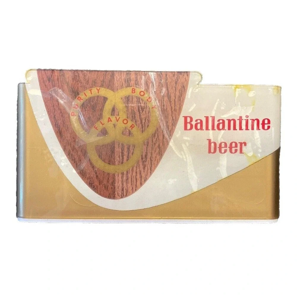 Ballantine Beer Plastic Bar Caddy 1960s‎ Man Cave Bar